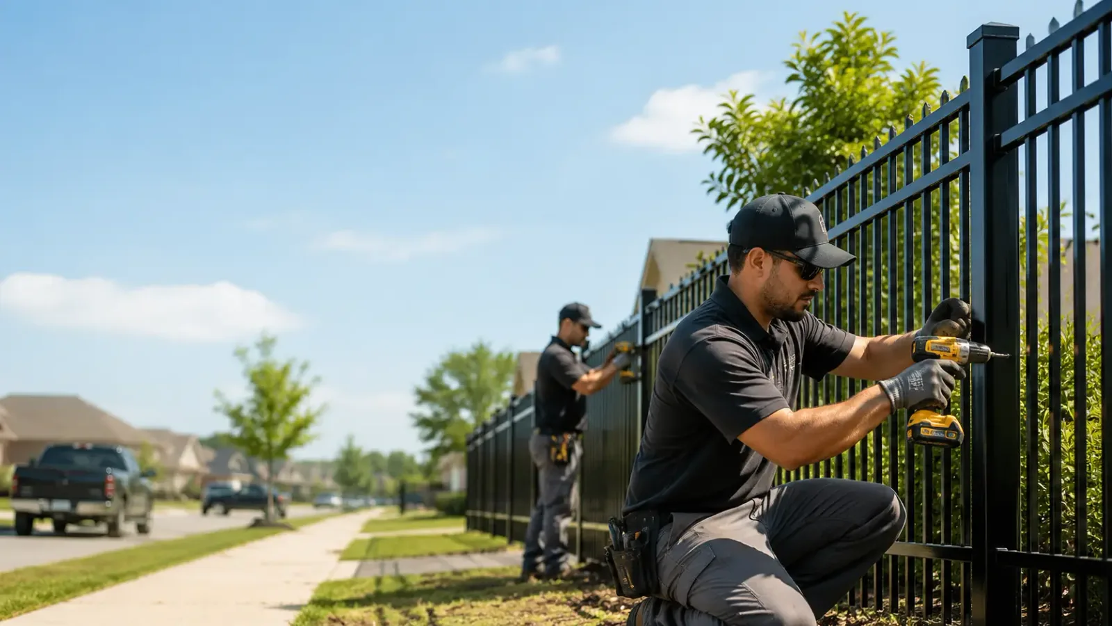 Metal Fence Installation in Roseville, OH